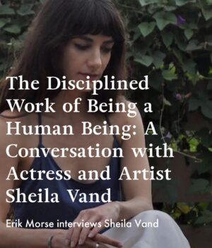 Sheila Vand Instagram - Thank you @lareviewofbooks ❤️ Erik and I chatted for hours about so many things. Swipe for some snippets of my ramblings.