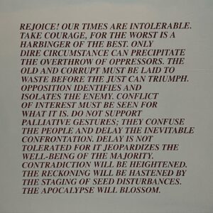 Sheila Vand Instagram - I recently saw this piece by the great artist Jenny Holzer at @sfmoma and it resonated deeply in these trying times ❤️‍🔥

These are select images from a larger work.

@jennyholzerstudio