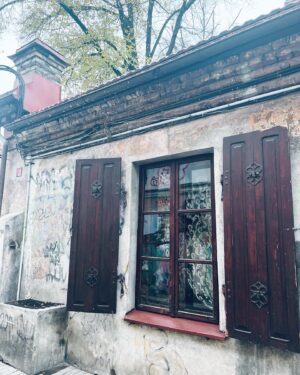 Shelley Conn Instagram - Forming a very codependent relationship with my new sweater. Labai Ačiū #vilnius for a fascinating few days #lithuania 🇱🇹