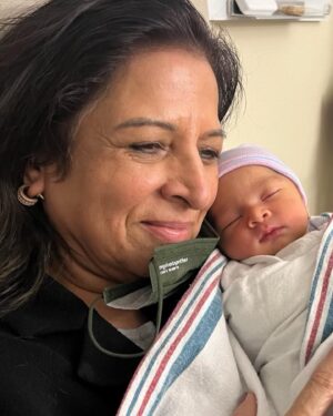 Shelly Bhalla Instagram - Years of dreaming, praying, manifesting and working hard for this very moment. 

What a gift. Our baby boy is here!

Nikhil R.W. Heyerman 
1.12.24
(R.W. stands for Rajesh & William, his grandfathers) 
8lbs of sweetness 🌈❤️🙏🏽