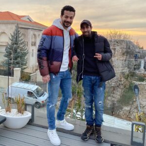 Sherif Salama Instagram - #المخرج_الرائع #كريم_العدل❤️ #اسود_فاتح #لبنان #بيروت #الصديق #المحترم #رمضان_2020