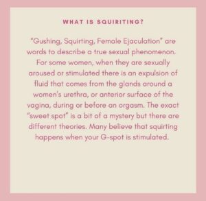 Sherry A. Ross Instagram - Some of my most asked questions are about squirting, so let’s talk about it. What is squirting and who is doing it?! Swipe through for my q&a !

PC: @rachellaurencoaching