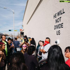 Shia LaBeouf Instagram - #HEWILLNOTDIVIDEUS 
February 2017