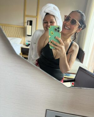 Shibani Bedi Instagram - Today, without judging myself, I got in a one piece and jumped in a pool, clicked good photos and decided to post them as is! Shibani 1, self deprecation 0
Thanks @thewestingoa for hosting us
Sunnies by @lenskart 
.
.
.
#summer #summertime #holiday #goa #shibanibedi
