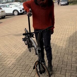 Shini Somara Instagram - Visited the @bromptonbicycle factory in Greenford yesterday… 70 engineers (6 females) churning out 93000 bikes a year from London! They are pricey, but oh so well made! 

🚲

Thanks to the Institution of Engineering Designers for arranging the visit!

🚲🚲 apologies for the rubbish captioning and sound quality.
🚲🚲 when I talk about Pounds, I mean 💷 (British Pounds £)