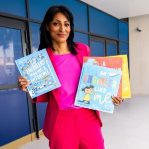 Shini Somara Instagram - Four of my seven books here, a picture taken back in April 2024 when I spoke at Doha College @dohacollege 

"Our Year 4, 5 and 6 students were visited by author Dr Shini Somara, who shed light on the fascinating world of engineering with some live demonstrations of fluid dynamics in action.

Dr Shini is an author, broadcaster, and mentor at Imperial College, London, who makes it her mission to bring complex science, technology and engineering to everyone. Dr Shini spoke to our students about some of the incredible innovators who feature in her book, Engineers Making a Difference: Inventors, Technicians, Scientists and Tech Entrepreneurs Changing the World, and How You Can Join Them. Our students were inspired by Dr Shini’s tales of how engineers can solve the greatest real-world challenges!

Dr Shini’s many books, written for students from Key Stage 1 through to Key Stage 3, are available from Amazon and other major booksellers!"

@drshinisomara

#Author #Engineering #Book #DohaCollege #Doha #Qatar