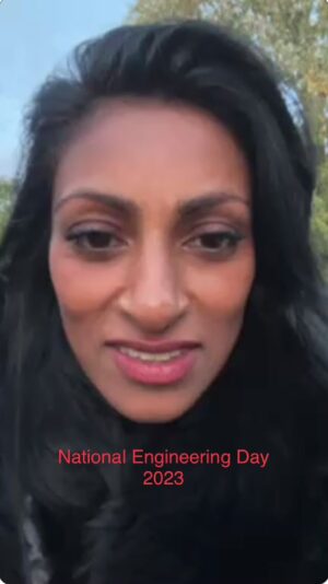 Shini Somara Instagram - Honouring #nationalengineeringday on the 1st Nov - also the day of my mothers funeral, I’m devastated to say..🖤 

I also posted my last and final film of my 9-month social media campaign for #emad "Engineers Making a Difference" yesterday to honour my contribution to engineering. 

Thanks for all your love and support during this tough time.  I look forward to your support with MADTOD, my new #podcast for under represented people in #stem, which I hope to launch in January 2024.