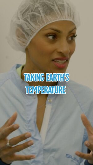 Shini Somara Instagram - 🌍 Taking Earth's Temperature from Space to reduce Climate Change 🚀🛰️ Full video in bio! #engineering #space #climatechange