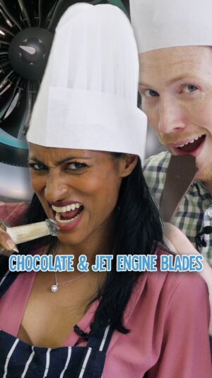 Shini Somara Instagram - What does chocolate have to do with the jet engine! I meet aerospace engineer and baker, Andrew Smyth to find out! #makingadifferencethroughourdifferences #emad #madtod #stem #engineering
