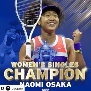 Shinzo Abe Instagram - #repost @kantei
大坂なおみ選手、二度目の全米オープン優勝、おめでとうございます。最後まで諦めることなく、フルセットでの逆転勝利。感動をありがとう！益々の御活躍を祈念しております。

#NaomiOsaka #congratulations 
#全米オープン #優勝
#usopen #tennis #winner
@shinzoabe @naomiosaka 

#Repost @usopen
...
A championship comeback 🏆
