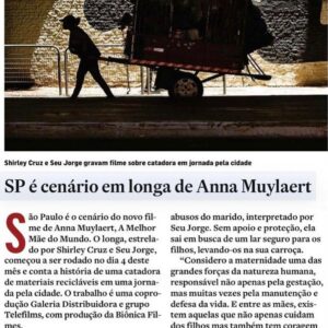 Shirley Cruz Instagram - Hoje no Estadão.
#cinema #annamuylaert 
@galeriadistribuidora 
@bionicafilmes