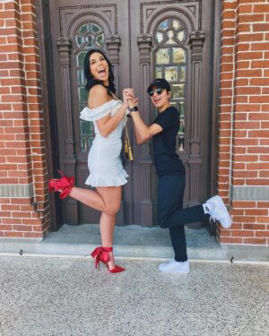 Shiva Pishdad Instagram - For reference, she’s 6 ft without the heels. Congrats to my bestie 👩🏻‍🎓🍾