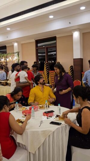 Shiyas Kareem Instagram - അനു മോളും ഷിയാസ് കരിമും കൂട്ടുകാരി ഐഷുവിന്റ വിവാഹ സൽക്കാരത്തിന് വന്നപ്പോൾ #aiswaryarajeev #wedding #trending
