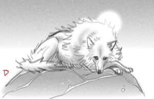 Shiyoon Kim Instagram - I had a blast exploring this white wolf in #pussinbootsthelastwish - Loved where it finally landed with @jesusalonsoiglesias ‘s fantastic design***
