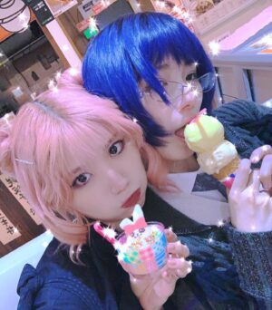 Shizu Mizuno Instagram - アリスと放課後♡DAtE♡倶楽部♡♡♡🍨💸🎡🗼🐇💖