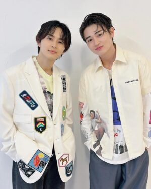 Sho Nishigaki Instagram - 🍑🐦‍⬛
⁡
「みーんな、宇宙人。」
舞台挨拶、本日もありがとうございました！
⁡
お久しぶりツーショット✌️