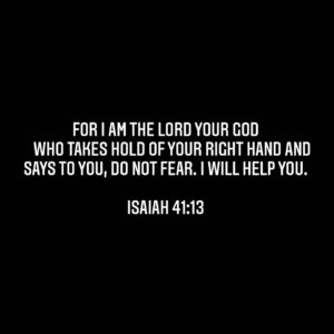 Shona Ferguson Instagram - For I am the LORD your GOD who takes hold of your right hand and says to you, DO NOT FEAR! I WILL help you. ~ Isaiah 41:13
