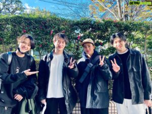 Shono Hayama Instagram - 久しぶりに事務所のメンバーと会いました😊
#トライストーンエンタテイメント 
#福山翔大
#木戸大聖 
#中沢元紀