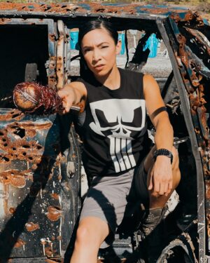 Shontae Saldana Instagram - “Protect your energy. Vampires are real.”
-Taesty D!
•
Hey you… get off my lawn 💀😂 
•
#tactical #photography #thepunisher #strong #actress #rapper #writer #stunt #friday #fyp #character #sun #respect #life #protect #loyal #truth #energy #goodvibes #inspiration #taestyvibesonly #happiness #love #light