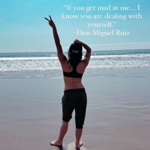 Shontae Saldana Instagram - “If you get mad at me… I know you are dealing with yourself.”
- @donmiguelruiz 
•
Happy Taesty Tuesday y’all 🌀 
One of the greatest agreements that you could ever make with yourself, is to NOT TAKE ANYTHING PERSONAL. A lot of times, people’s opinions come from past trauma, disappointments, bad experiences and fear. The majority of the time these people are projecting onto you how they really feel about themselves. They can be judgy, rude, and quick to blame you for making them upset. Whatever the circumstance is, just know that the way people respond to you has absolutely NOTHING TO DO WITH YOU.  At the end of the day, the best thing that you can do is CHOOSE YOU. Sometimes that means standing up for yourself, while still maintaining your love and alignment. And other times it may mean that you need to walk away and not subject yourself to their misalignment. After all, you don’t have to be any part of the battle that they are having within themselves. Your job is to love, feel good, and to keep yourself happy. All you gotta do is stay in yo light baby… let them decide if they wanna shine with you ✨
