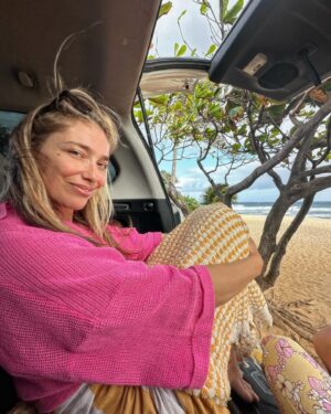 Shoshana Bush Instagram - Holding onto the stillness, seeping into the quiet, colors consume all of me with your light and take me away in a pineapple dream