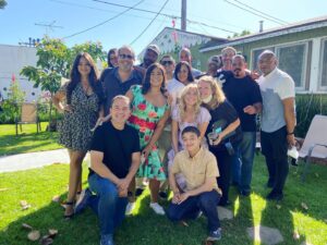 Shoshana Bush Instagram - I can’t quite explain the magic of this set…the cast, creators, writers, producers, crew and all around vibe is what dreams are made of. I love you all so much. Thank you for including me on this incredible #onmyblock journey