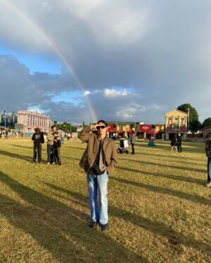 Shota Matsuda Instagram - Rainbow over the rainbow stage 
❤️‍🔥🌈
@kittylivmusic 
@kittydaisyandlewis