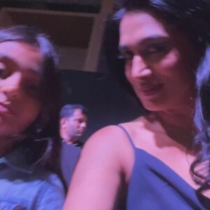 Shwetha Srivatsav Instagram - Took my little one for the very first time to a Fashion show #bangaloretimesfashionweek . I was very sure that she’d vibe with it and was a social butterfly throughout 😍!! @kavyachristopher , catching up with you was such a vibe! Gotta say, you’re the sweetest 🤗❤️!! 
@bangalore_times #2024