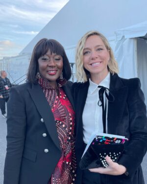 Siân Heder Instagram - A beautiful time at the #spiritawards last weekend. With my honorary co-chair @chloezhao. My partner in teleprompter fear and awkward IMDb engagement photos. So happy to support @filmindependent and the incredible filmmakers/actors being honored this year. These are my people. Also thanks to my style/glam team - @edmondalison @kelawong and @craiggangi. And this suit from @annamasonlondon that I want to wear every day of my life…