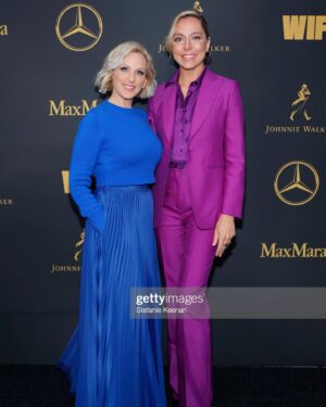 Siân Heder Instagram - So fun to host the @womeninfilmla party to celebrate this years batch of Oscar Nominees with my friend @themarleematlin. I’ve been blown away by the films this year. Also need to say there was so much amazing work that wasn’t nominated but makes me so optimistic that female filmmakers are making their voices heard in a way that is undeniable. Hollywood might be slow to change but fuck it, we’re here to stay. Also thank you @maxmara for the genius purple suit. ❤️. styling - @edmondalison hair - @christianmarc makeup -  @kelawong