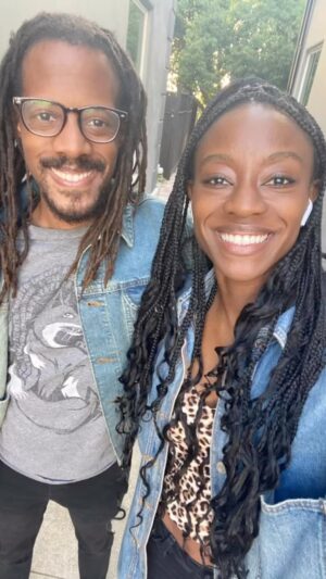 Sibongile Mlambo Instagram - 🎉🎉🎉 HAPPY BIRTHDAY to my womb-mate, @bongaj 🎉🎉🎉

Today we are both on set, doing what we love, in opposite parts of the country, and I LOVE that for us! 

It’s been a long journey from Zimbabwe to the US and we are out here doing it broski!!!

You never cease to amaze me and I am so proud of who you are. Love you forever and ever 💫💫💫 #doubletrouble #african #twins #happybirthday