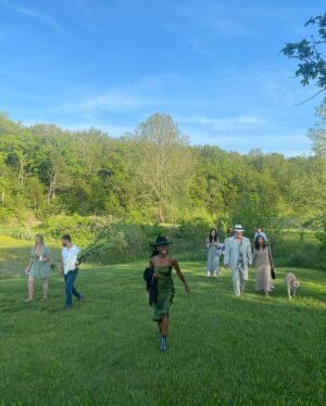 Sibongile Mlambo Instagram - Hello Missouri!!! 

I got to witness my dear friend @freshfreckles marry @dirkmai in such a serene ceremony, surrounded by nature 💚💚💚

It was my first trip to the Midwest and the days spent on the ranch felt like a complete cultural immersion. 

Ok, America! 🇺🇸🇺🇸🇺🇸

#ranchlife #missouri #adventure #midwest #wedding #bliss #nature #crawfish #seafood #summer #usa