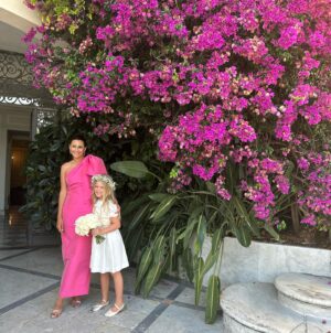 Sibylla Deen Instagram - I think that finding the right person to share your life with takes soooo much luck, faith and perseverance. But you two! You are testament. When it’s meant to be it is … You couldn’t be more perfectly suited. And celebrating your love still warms my heart. Thank you for making me a part of your family. Amee has been my friend for life but now I have Adrian too. You are both infectious and full of joy. May we drink espresso, swim in pasta and drown in Parmigano till the end of our days. Tutto l'amore del mondo Mr and Mrs Banks. 🩷 @bambievans