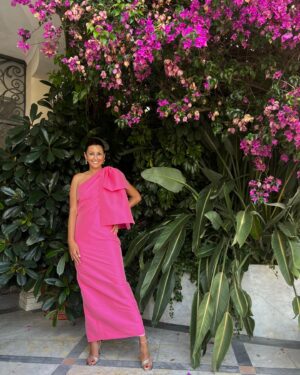Sibylla Deen Instagram - The most beautiful wedding 💒 @bambievans and the most beautiful dress. Thank you @bernadetteantwerp @piaaungstylist. It’s official, I’m back drinking espresso and I’m Italian. 🩷🍋☕️