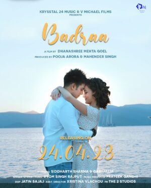 Siddharth Sharma Instagram - Every sunset brings the promise of a new dawn. 
P.S. Some love stories never end. 
24.04.2023 ☀️🌈
@krysstal24music @garyfallia__ @dhanashrieofficial  @vyomsinghofficial @jatinbajaj_ @prateekgandhi @pooja_m_arora @The2studios #Badraa #krysstal24music 
#newrelease #comingsoon #newmusicrelease