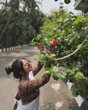 Siddhi Mahajankatti Instagram - • The J A A D A series • 

#photoshoot #photography #saree