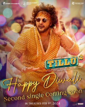 Sidhu Jonnalagadda Instagram - Happy Deepawali to one and all . A MASS SONG is on its way, You will dance ❤️