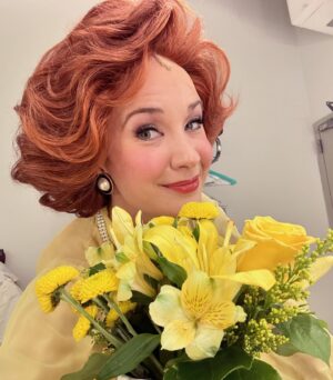Sierra Boggess Instagram - On a clear day you can see forEMMA 🤣

(Thank you my cutie husband @stefanodafre flowers for previews) 💛

#midnightinthegardenofgoodandevil #themusical