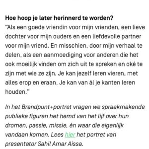 Sigrid ten Napel Instagram - Over te veel of te weinig tongen, kattenkwaad, verstoppen en activisme, over eetbuien, Ayahuasca, seksualiteit en grensoverschrijdend gedrag, over liefde en overwinnen. Een zoveel mogelijk navolgbaar verhaal in een beperkt aantal woorden over niet altijd logische processen van jaren. Ofwel een interview. (Het geheel is te lezen via de link in m’n bio. Geschreven door @larsdellemann foto’s van @tengbehkamara voor @brandpuntplus )