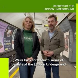 Sigurbjörg Alma Ingólfsdóttir Instagram - Please stand back from TV screen, series four is approaching… that’s right, @mrtimdunn and @siddyholloway are returning for a BRAND NEW series of #SecretsOfTheLondonUnderground and they’ve already started filming! Keep swiping for a special video from Tim & Siddy. 

#LondonUnderground #London #Underground #HiddenLondon #TimDunn #SiddyHolloway