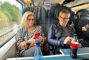 Sigurbjörg Alma Ingólfsdóttir Instagram - We went to Paris with my parents 🥰 quick weekend trip on the Eurostar (which is one of my fave rail journeys ever!!) with grandma and grandpa to be (actually they’ve been grandparents for 14 years already but you know) was wonderful. Mostly walked around, ate nice food, bought a stroller and spent quality time together ♥️🇫🇷🥖 my parents live in Iceland so it is a rare treat to get them over to us, and we wanted them to experience the Eurostar so we got them the tickets last Christmas 🎁 next time we see them we’ll be introducing them to their new grandson 💙👶🏼
