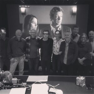 Simon Baker Instagram - Best post team ever. Thanks guys and girls. #mademelookgood