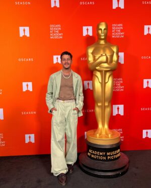 Simón Hempe Instagram - I am beyond greatful to @theacademy and @academymusuem for this surreal experience. 

It has been an honor to be in the hands of the talented and brilliant @societyofthesnow team. 

#Oscars