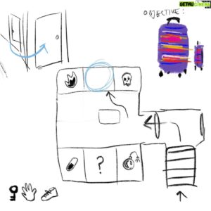 Simon Krätschmer Instagram - Meine Freundin hat mir kurz aufgemalt, wo unser Keller ist..