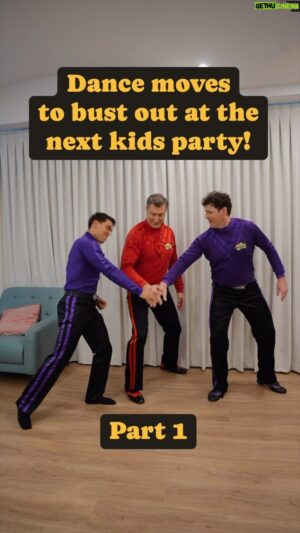 Simon Pryce Instagram - What’s your go-to move? 🕺
Comment below!

Shoutout to @northvalleygrp for the inspo 🫶

#TheWiggles #DanceMoves