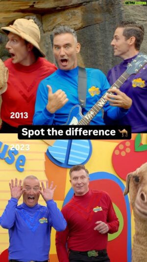 Simon Pryce Instagram - 10 years later and the Wobbly Camel is still walking by! 🐫🐪

New episodes of ‘Ready, Steady, Wiggle!’ available to watch now 📺 

@abckids 
@treehousetvofficial 
@netflix 
@tvnz.official 
@skytv 

#TheWiggles #Camels #ReadySteadyWiggle