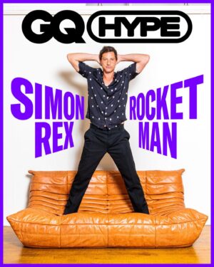 Simon Rex Instagram - Thanks @gq for showing love. It’s nice to wear clothes once in a while. Red Rocket in theaters soon (depending on your city) 🚀 🍩