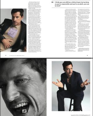 Simon Rex Instagram - New @theglassmagazine out now ! Thanks @fendi for making me look/feel like an intergalactic male model from another dimension. @doll.pratt @jeanneyangstyle @imogenclarkauthor 📸 @mschwartzphoto