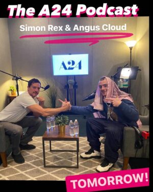 Simon Rex Instagram - Me & @anguscloud get to talmbout all kinds of stuff. Bay Area childhood, fame, and I think other hot topics but I forget. @a24