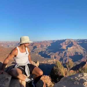 Simon Sherry-Wood Instagram - Good morning ‘Murcia! Isn’t she Grand? 🙌🏽 #grandcanyon #roadtrippin